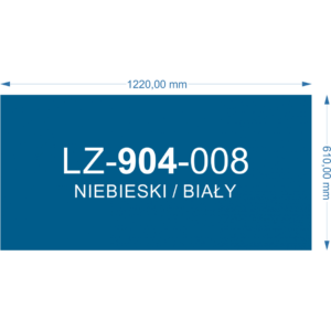 LZ-904-008 niebieski/biały