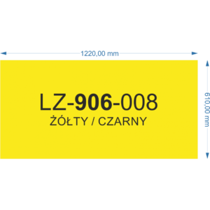 LZ-906-008 żółty/czarny