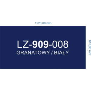 LZ-909-008 granatowy/biały