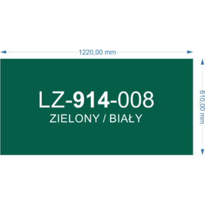 LZ-914-008 zielony/biały