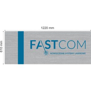 LZ-9412-016 szczotkowany srebrny/niebieski