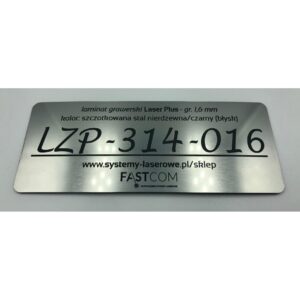 LZP-314-008 szczotkowana stal nierdzewna/czarny